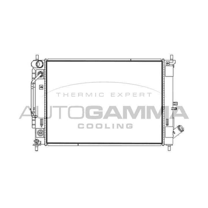 Radiatorius, variklio aušinimas AUTOGAMMA 107931