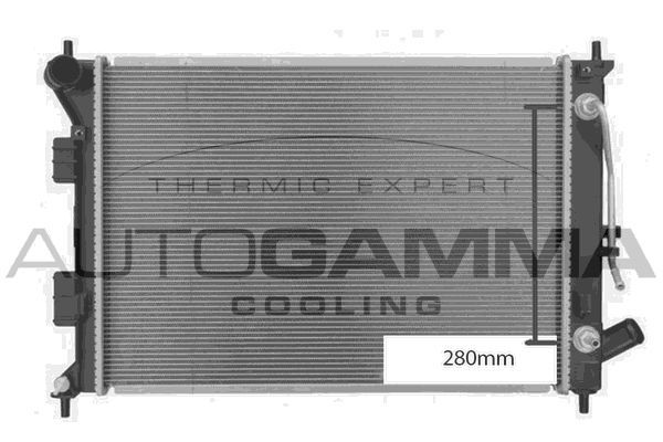 Radiatorius, variklio aušinimas AUTOGAMMA 107954