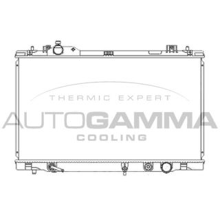 Radiatorius, variklio aušinimas AUTOGAMMA 107961