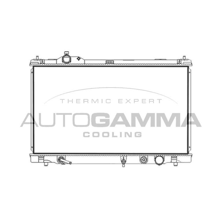 Radiatorius, variklio aušinimas AUTOGAMMA 107964
