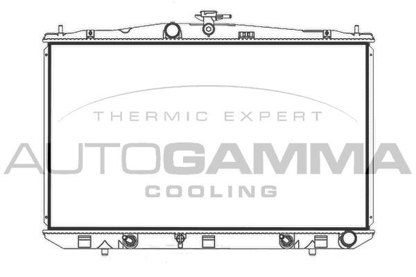 Radiatorius, variklio aušinimas AUTOGAMMA 107966