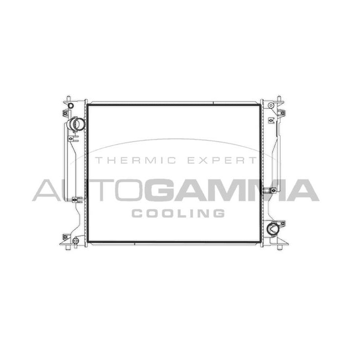 Radiatorius, variklio aušinimas AUTOGAMMA 107970
