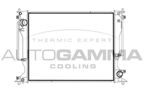 Radiatorius, variklio aušinimas AUTOGAMMA 107970