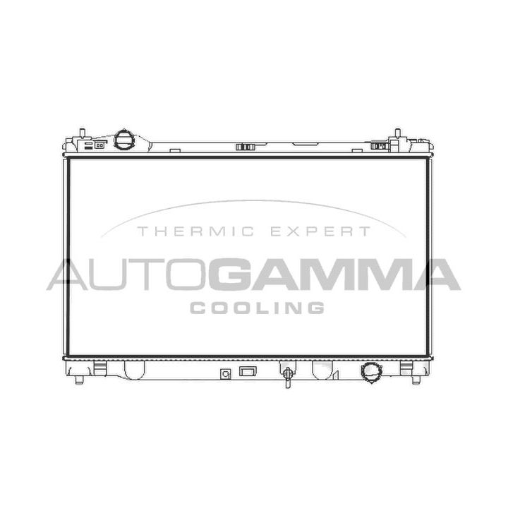Radiatorius, variklio aušinimas AUTOGAMMA 107971