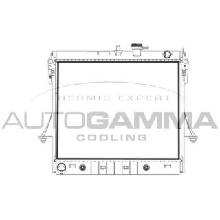 Radiatorius, variklio aušinimas AUTOGAMMA 107980