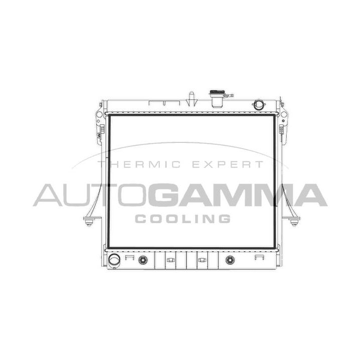 Radiatorius, variklio aušinimas AUTOGAMMA 107980