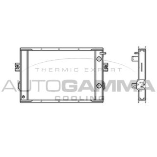 Radiatorius, variklio aušinimas AUTOGAMMA 400762