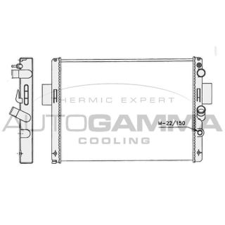 Radiatorius, variklio aušinimas AUTOGAMMA 400768