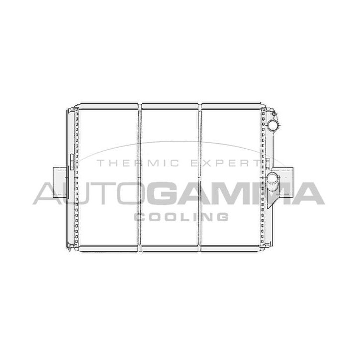 Radiatorius, variklio aušinimas AUTOGAMMA 404056