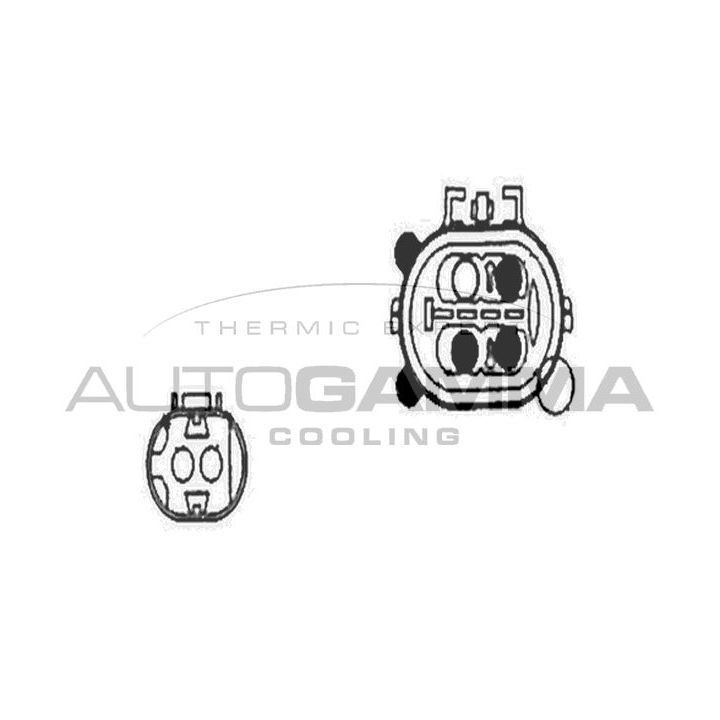 Ventiliatorius, radiatoriaus AUTOGAMMA GA200446