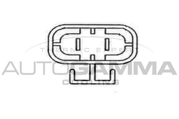 Ventiliatorius, radiatoriaus AUTOGAMMA GA200729