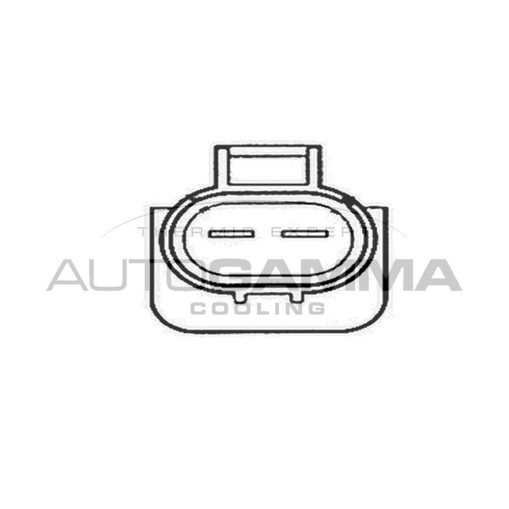 Ventiliatorius, radiatoriaus AUTOGAMMA GA200731