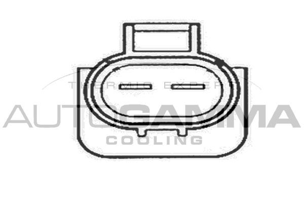 Ventiliatorius, radiatoriaus AUTOGAMMA GA200731