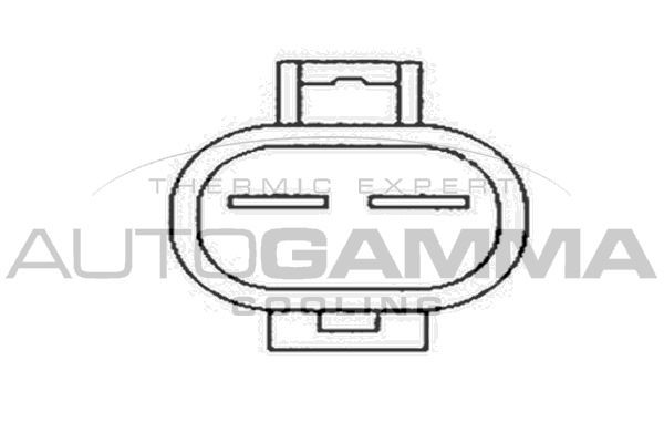 Ventiliatorius, radiatoriaus AUTOGAMMA GA200734