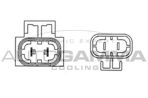 Ventiliatorius, radiatoriaus AUTOGAMMA GA200736