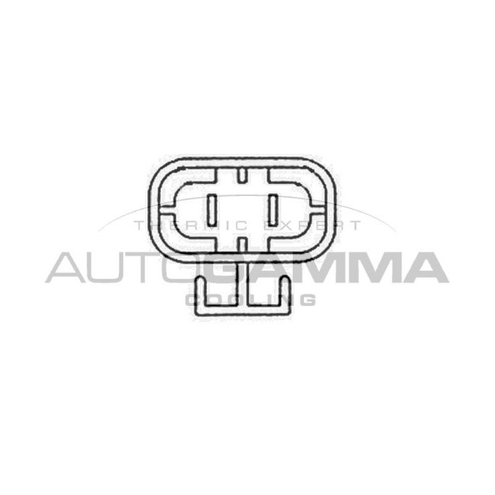 Ventiliatorius, radiatoriaus AUTOGAMMA GA200788