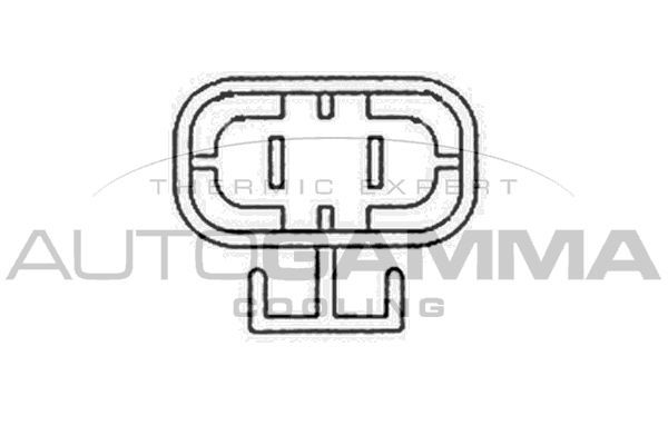 Ventiliatorius, radiatoriaus AUTOGAMMA GA200788