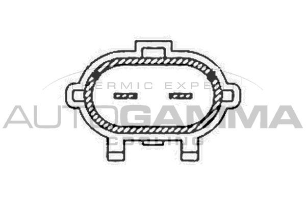 Ventiliatorius, radiatoriaus AUTOGAMMA GA200792