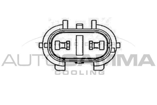 Ventiliatorius, radiatoriaus AUTOGAMMA GA200795