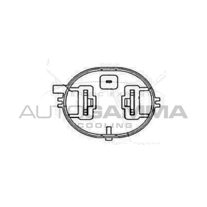 Ventiliatorius, radiatoriaus AUTOGAMMA GA200961