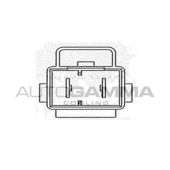 Ventiliatorius, radiatoriaus AUTOGAMMA GA201002