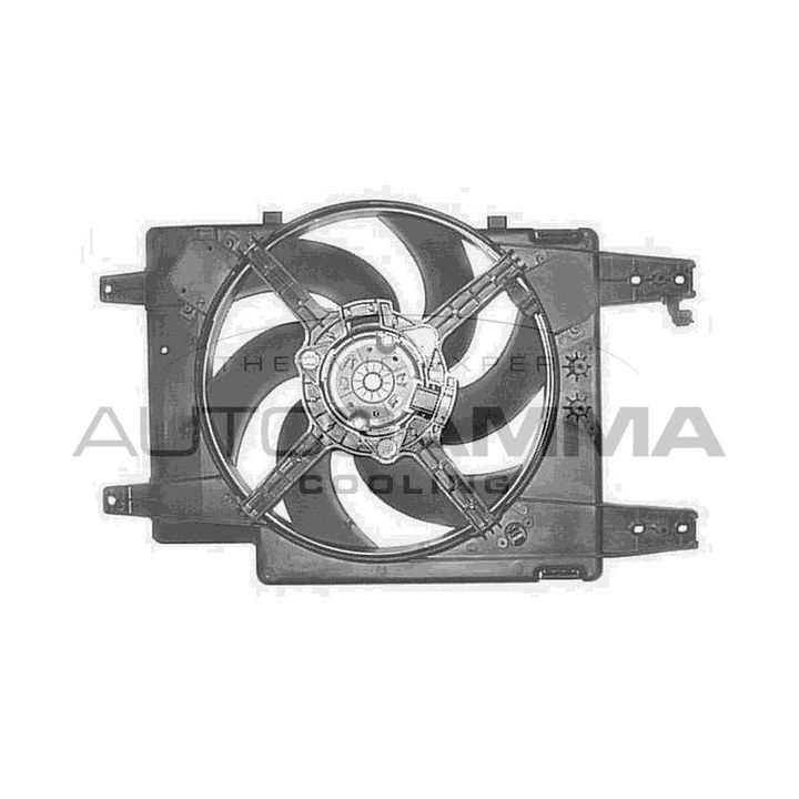 Ventiliatorius, radiatoriaus AUTOGAMMA GA201071