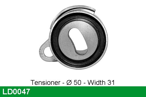 įtempiklio skriemulys, paskirstymo diržas LUCAS LD0047