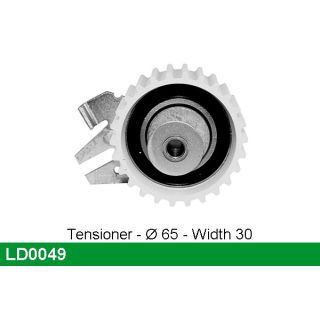 įtempiklio skriemulys, paskirstymo diržas LUCAS LD0049
