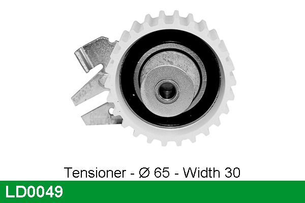 įtempiklio skriemulys, paskirstymo diržas LUCAS LD0049