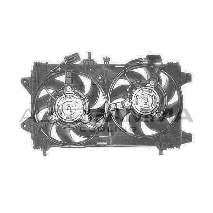 Ventiliatorius, radiatoriaus AUTOGAMMA GA201225