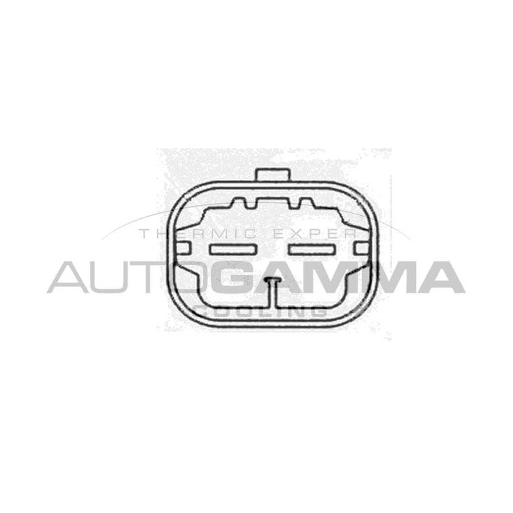 Ventiliatorius, radiatoriaus AUTOGAMMA GA201256