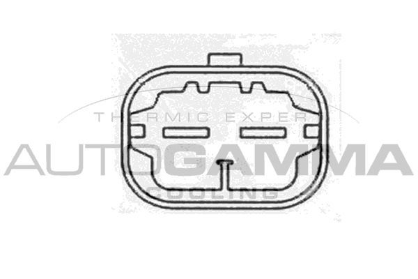 Ventiliatorius, radiatoriaus AUTOGAMMA GA201256