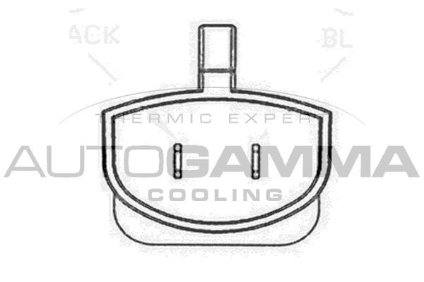 Ventiliatorius, radiatoriaus AUTOGAMMA GA201416
