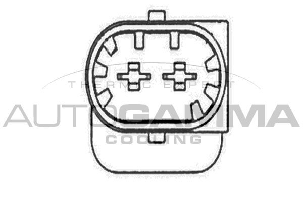 Ventiliatorius, radiatoriaus AUTOGAMMA GA201576
