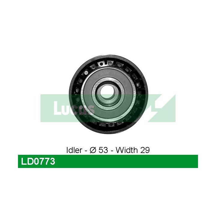 įtempiklio skriemulys, paskirstymo diržas LUCAS LD0773
