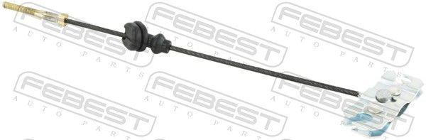 Trosas, stovėjimo stabdys FEBEST 22100-FBF