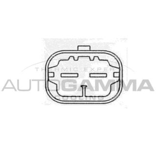 Ventiliatorius, radiatoriaus AUTOGAMMA GA222009