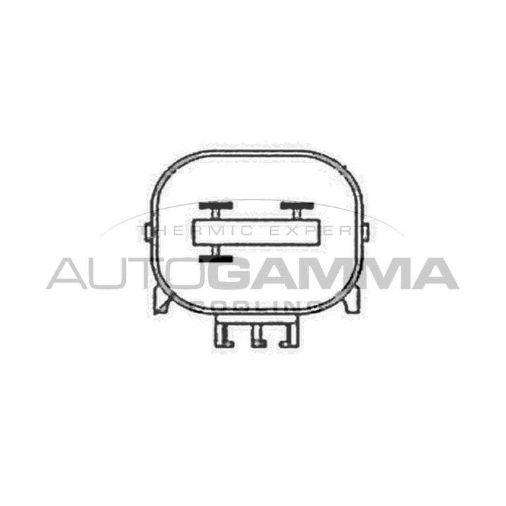 Ventiliatorius, radiatoriaus AUTOGAMMA GA223501