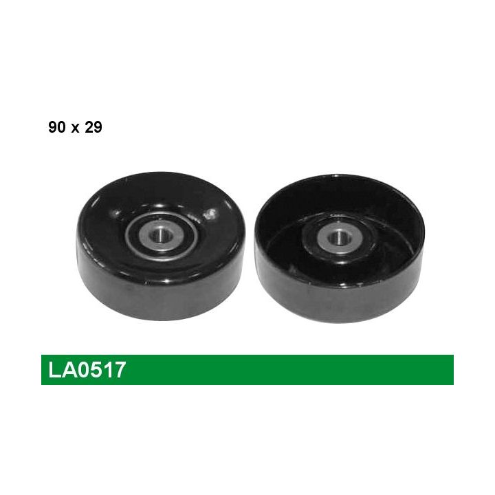 įtempiklio skriemulys, V formos rumbuotas diržas LUCAS LA0517