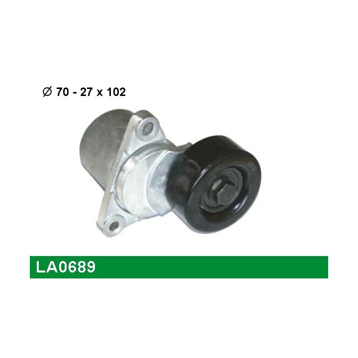 įtempiklio skriemulys, V formos rumbuotas diržas LUCAS LA0689