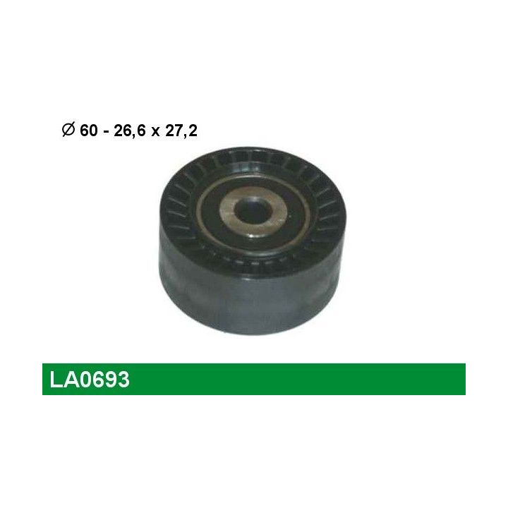 įtempiklio skriemulys, V formos rumbuotas diržas LUCAS LA0693