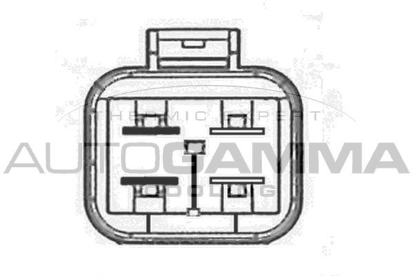 Ventiliatorius, radiatoriaus AUTOGAMMA GA228007