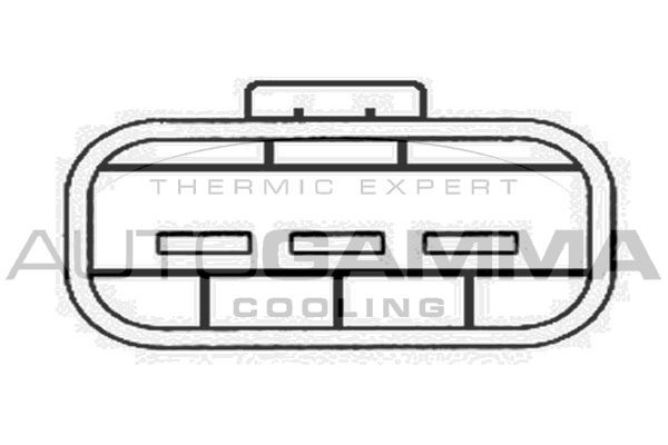 Ventiliatorius, radiatoriaus AUTOGAMMA GA228200