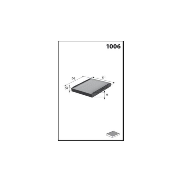 Filtras, salono oras LUCAS LFCP169S