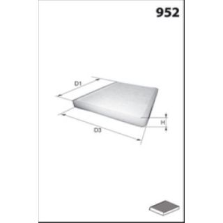 Filtras, salono oras LUCAS LFCP214