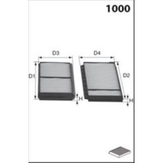 Filtras, salono oras LUCAS LFCP216S