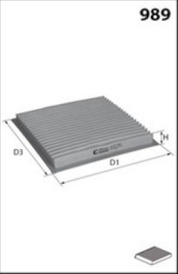 Filtras, salono oras LUCAS LFCP238