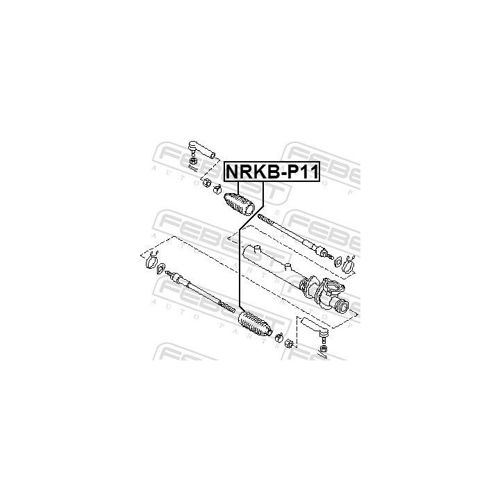 Gofruotoji membrana, vairavimas FEBEST NRKB-P11