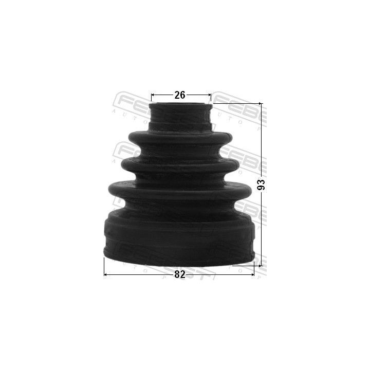 Gofruotoji membrana, kardaninis velenas FEBEST 0215-D40