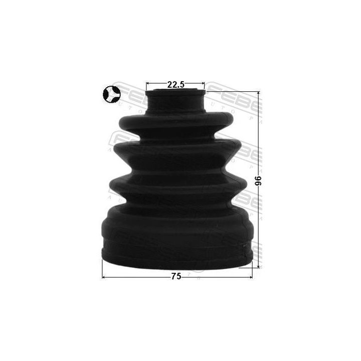 Gofruotoji membrana, kardaninis velenas FEBEST 0415-N94T